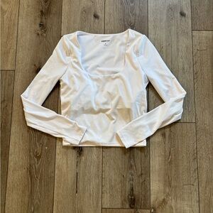 Contour by Pacsun scoop neck top with built in bra